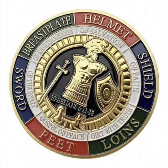 Armor of God Challenge Coin - Picture 2 of 3